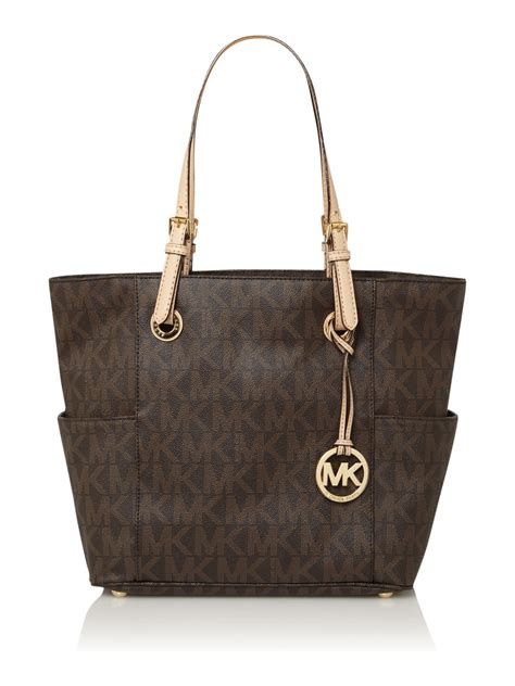 michael kors monogram tote bag